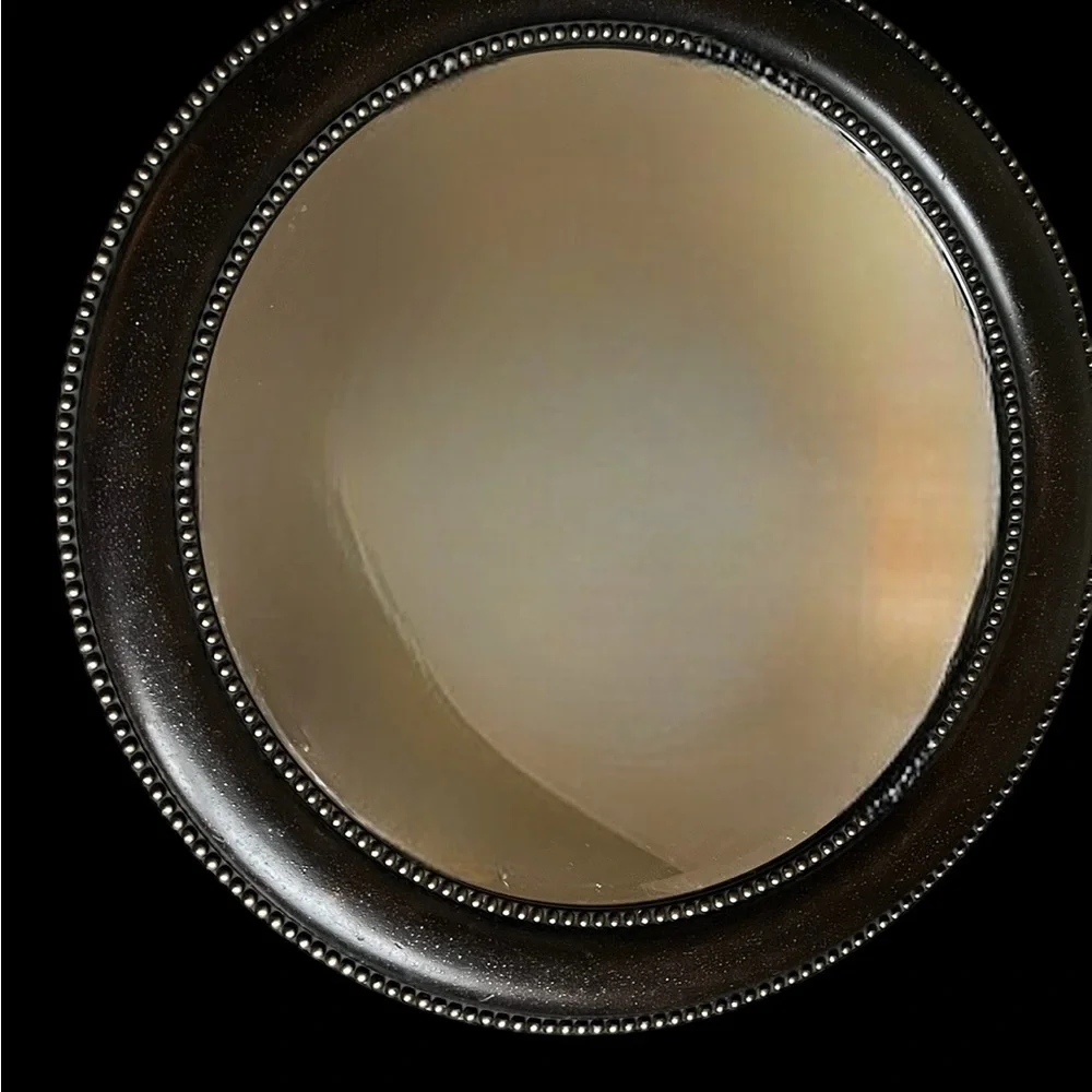 Framed Round Mirror Home Decor